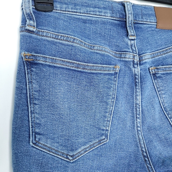 MADEWELL Women's 9" Mid  Rise Skinny Crop Button Fly Jeans Size 25 - Picture 11 of 16